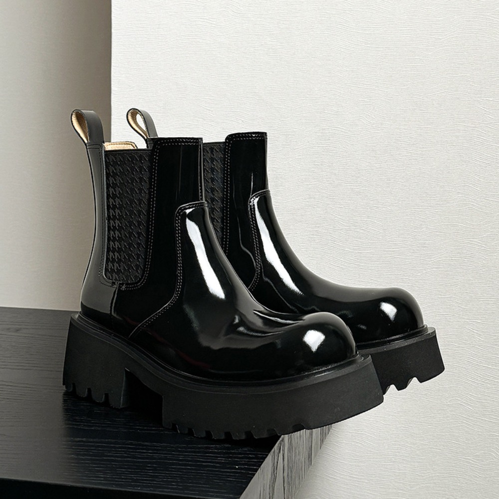 أحذية تشيلسي الرجالية الشتوية  - مراجعة Men'S Shoes With Height Increase وسعره