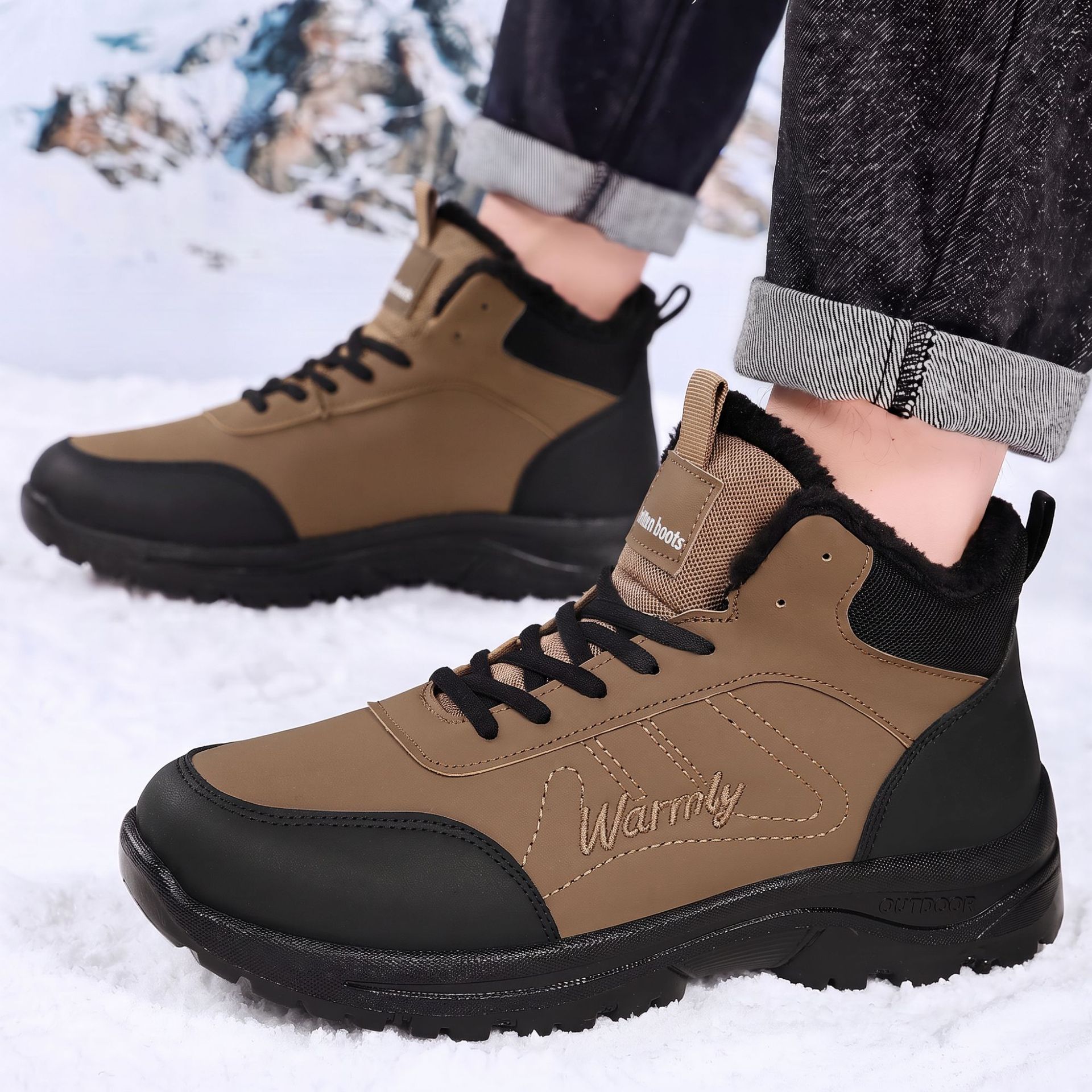 أحذية رجالية قطنية مبطنة بالقط - مراجعة Men'S Shoes Hoka Sale وسعره