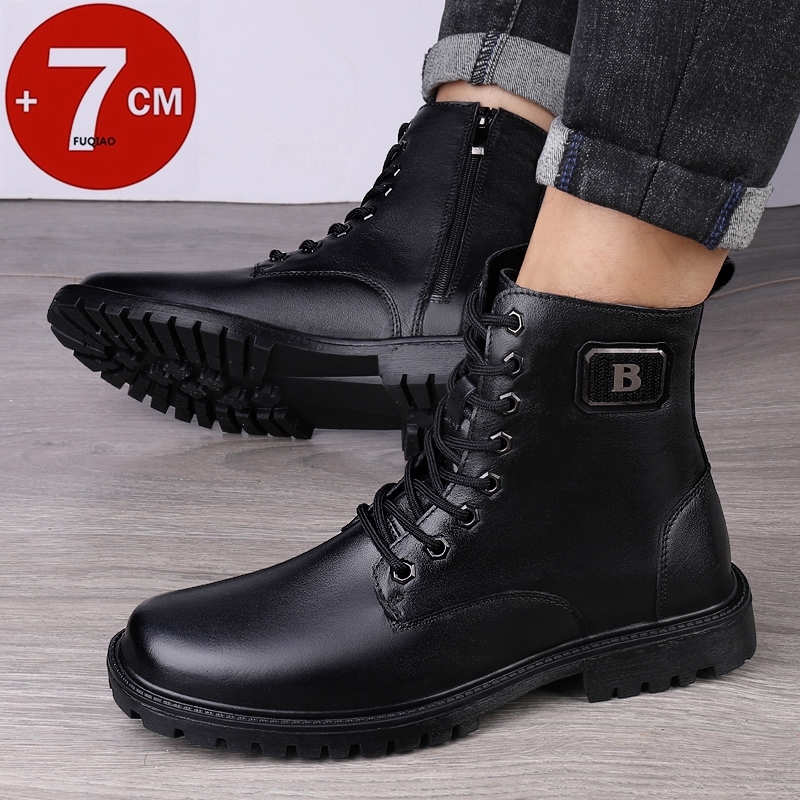 أحذية رجالية جلدية لزيادة الطو - مراجعة Men'S Shoes With Height Increase وسعره